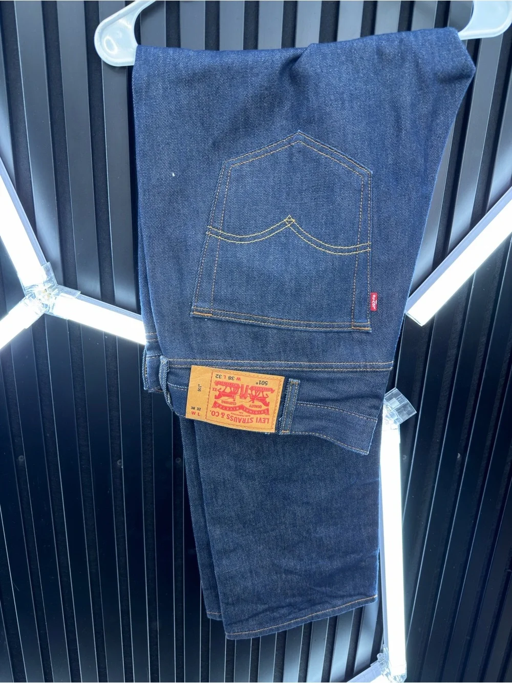 Levi's Men's Indigo Straight-Leg Jeans